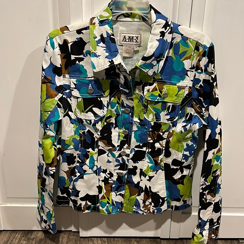 Beautiful floral print jacket